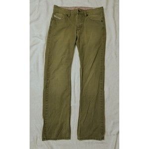 Men's RARE Green Diesel Viker A Trousers Regular Straight Pants W28 L30
